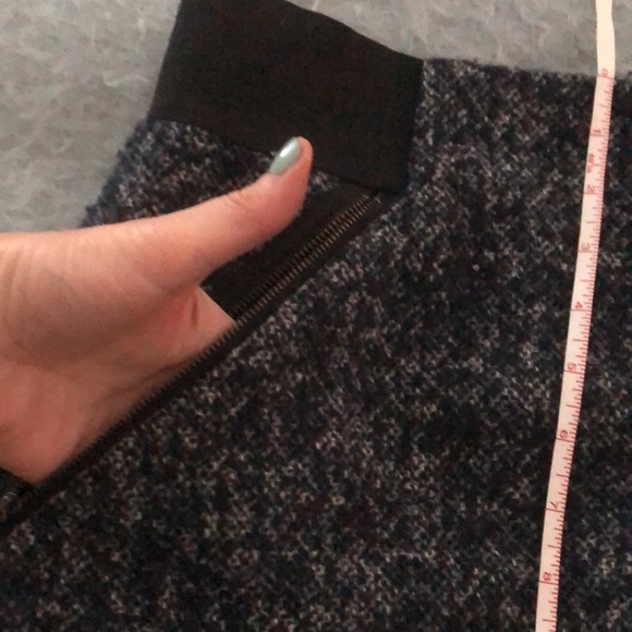 Halogen navy/grey boucle skirt - Picture 3 of 7